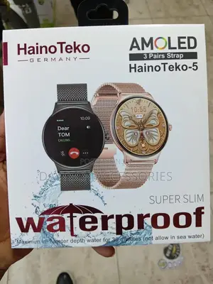 The Hainoteko-5 Ultra-Slim Round-Shaped Smartwatch.