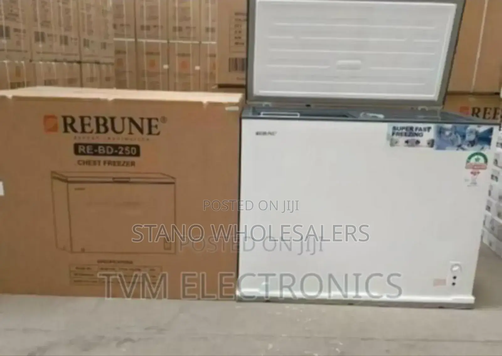 Most Affordable Bigger Modern Rebune 250l Freezer