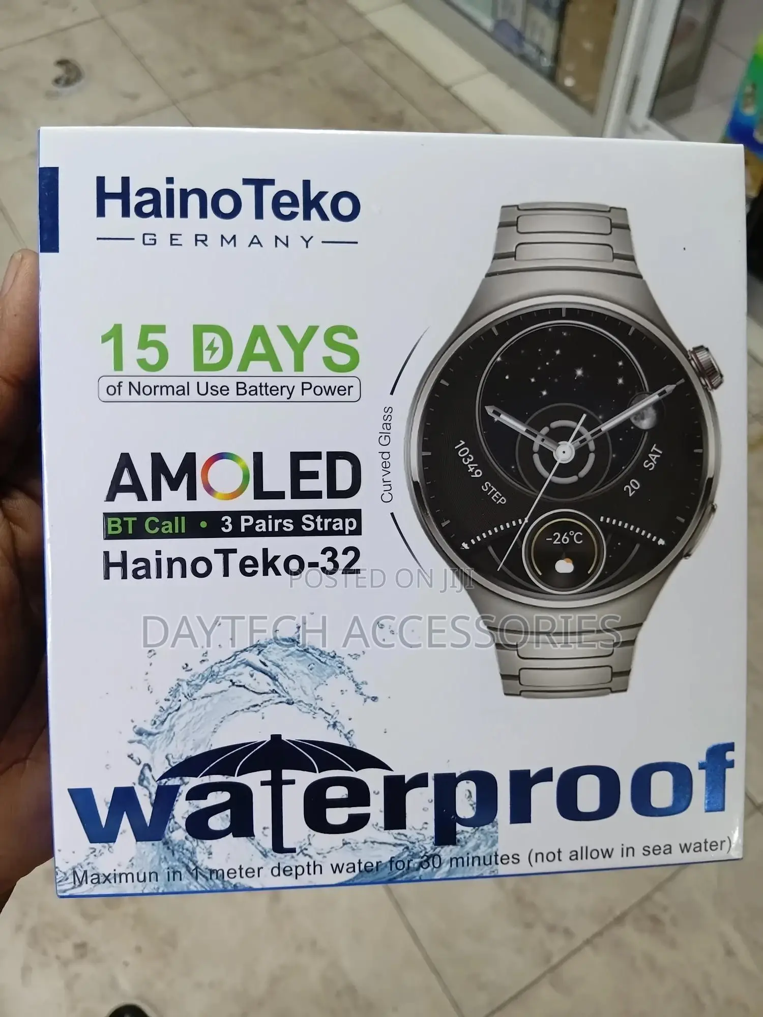 Hainoteko-32 Smartwatch From Germany.