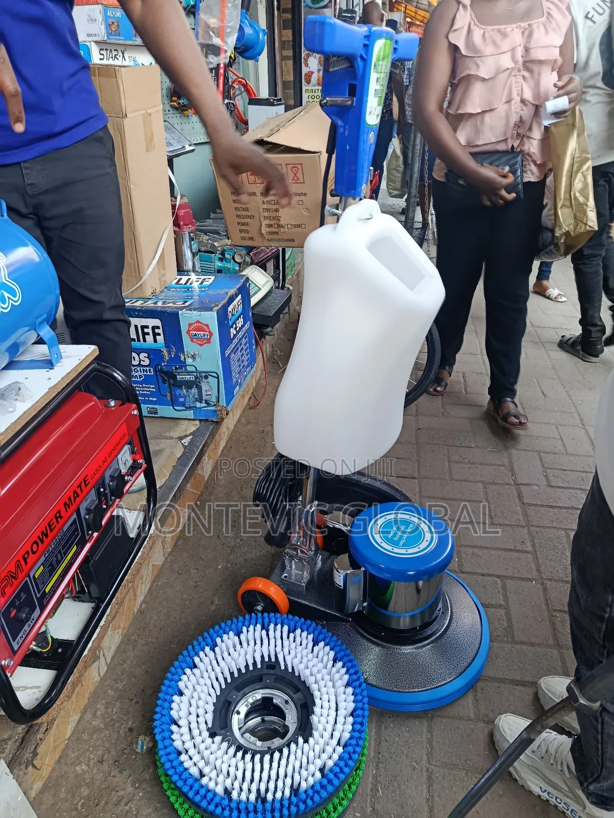 Electric Multifunctional Floor Scrubber