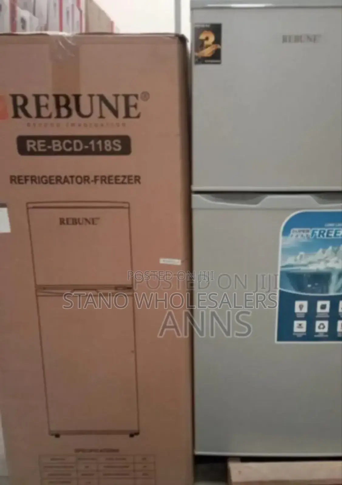 With Top Freezer-Rebune 118l Fridge .Direcf Cool