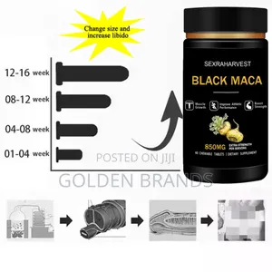 Powerful Black Maca Booster for Energy, Endurance Muscle Growth Pro!