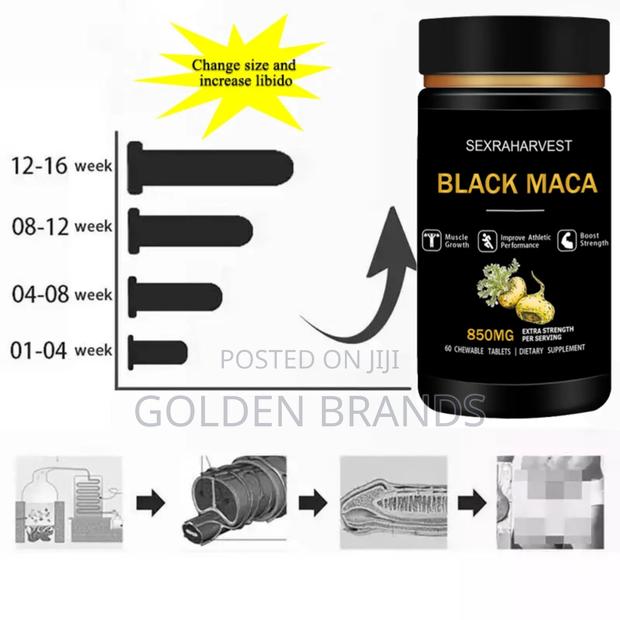 Powerful Black Maca Booster for Energy, Endurance Muscle Growth Pro! - thumbnail 2