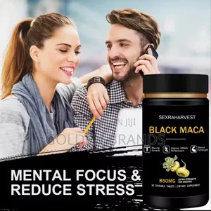 Powerful Black Maca Booster for Energy, Endurance Muscle Growth Pro!