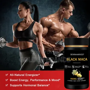 Powerful Black Maca Booster for Energy, Endurance Muscle Growth Pro!