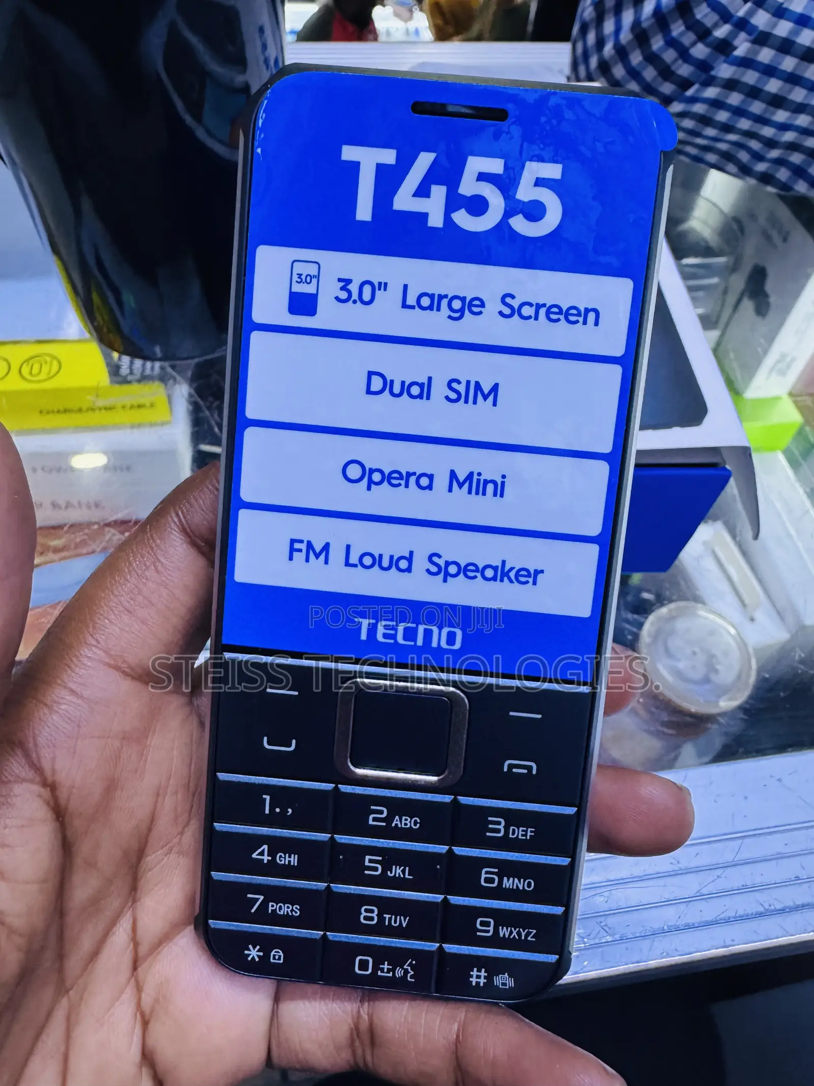 New Tecno T455 Black
