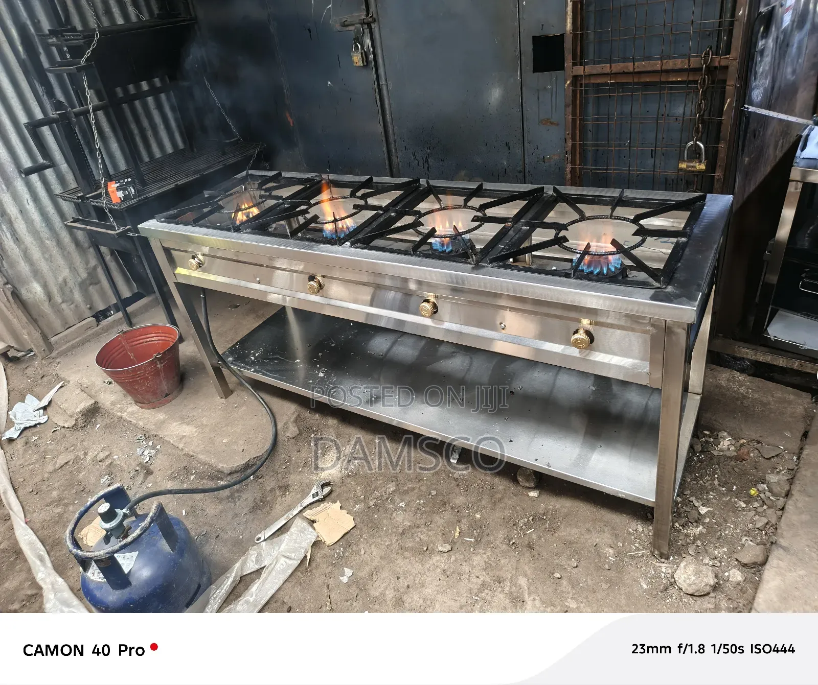 Stainless Steel 4 Burner