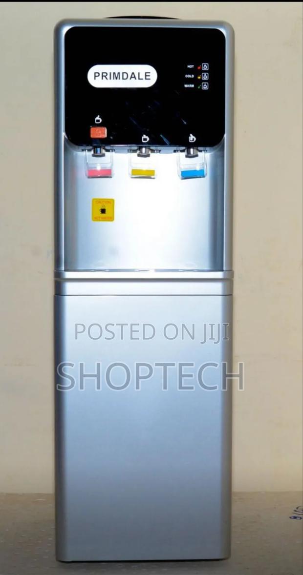 Silver Primdale 3 Taps Hot Normal and Cold Dispenser - main view