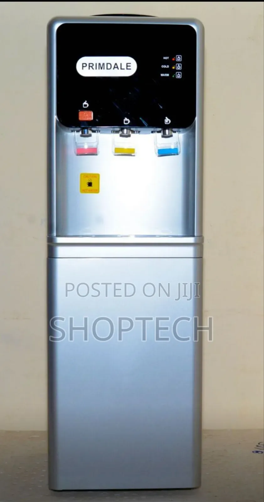 Silver Primdale 3 Taps Hot Normal and Cold Dispenser