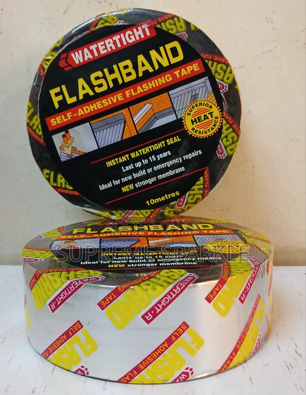 Flashband Self-adhesive Flashing Tape 10m ×3 Inches