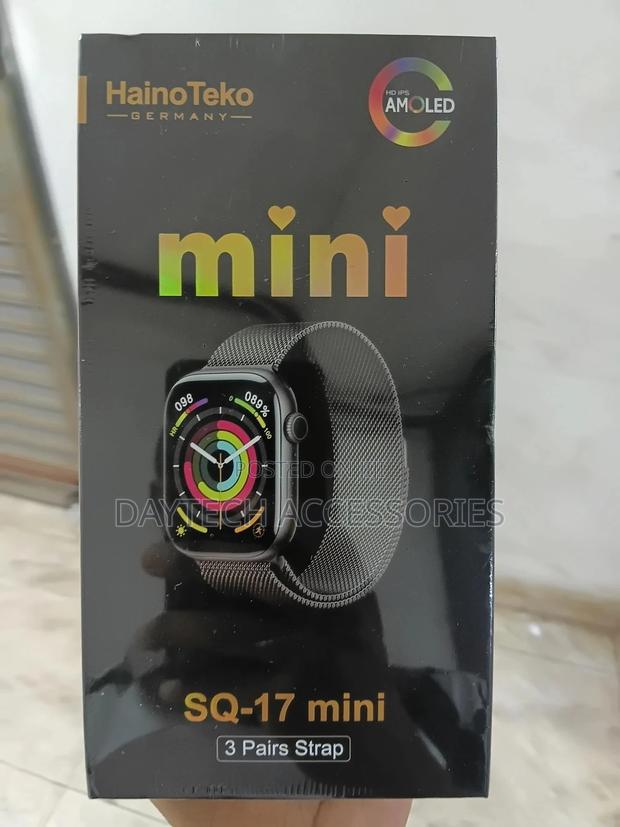 Haino Teko Sq17 Mini Smart Watch With Amoled Display 3 Pair Straps - thumbnail 3