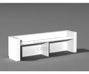 Reception Desks; Custom 180cm Led Office Lobby Reception Counter