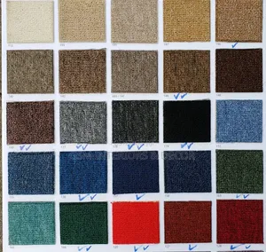 Wall to Wall Carpets Chart With Available Marked Colours