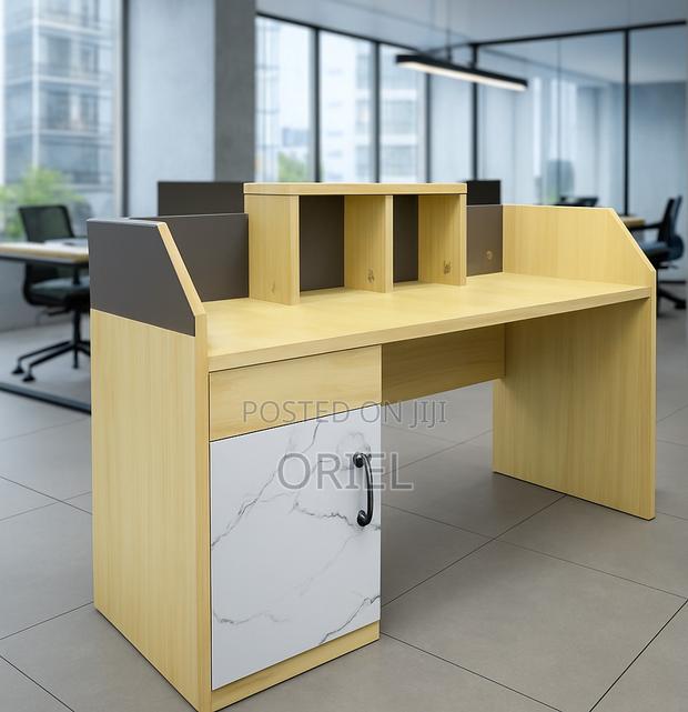 Office Desks; Spacious 1800mm Modern Reception Desk - thumbnail 10