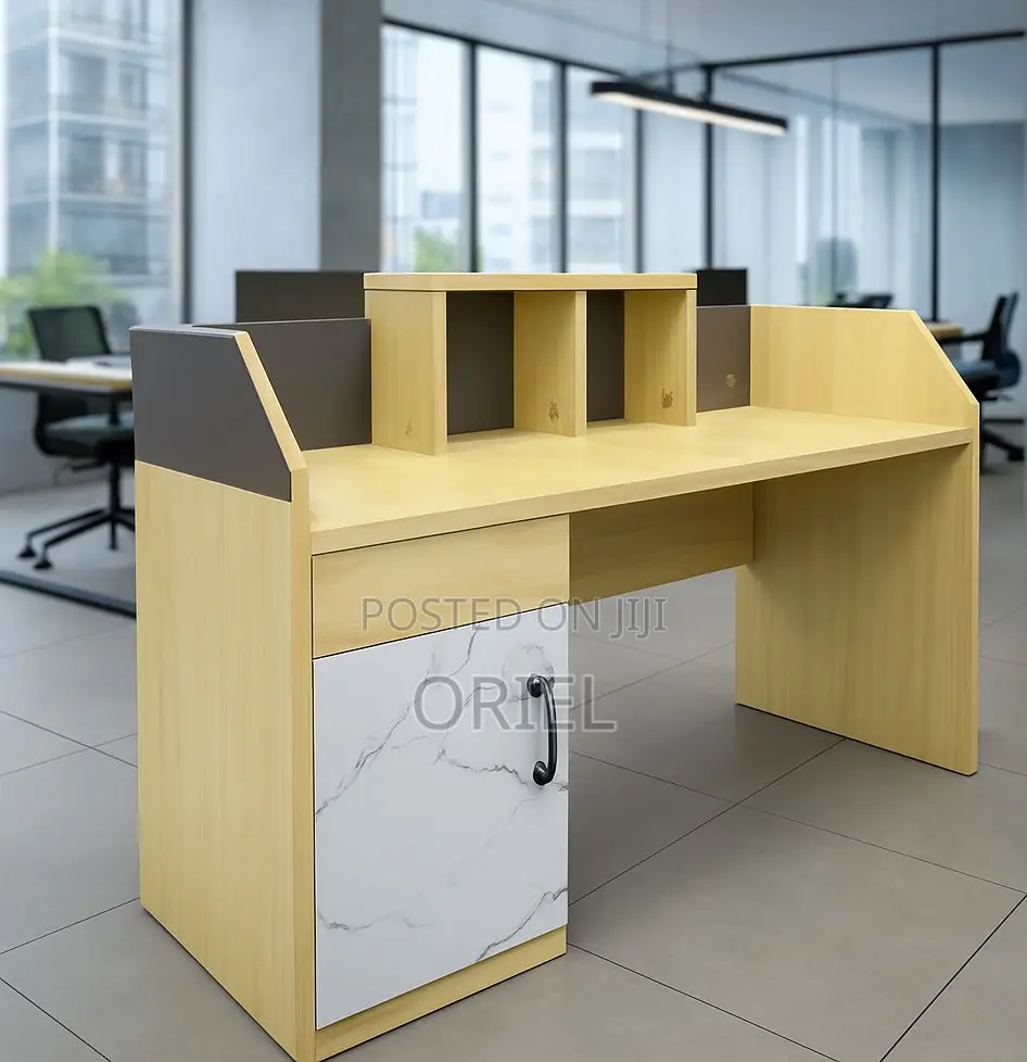 Office Desks; Spacious 1800mm Modern Reception Desk