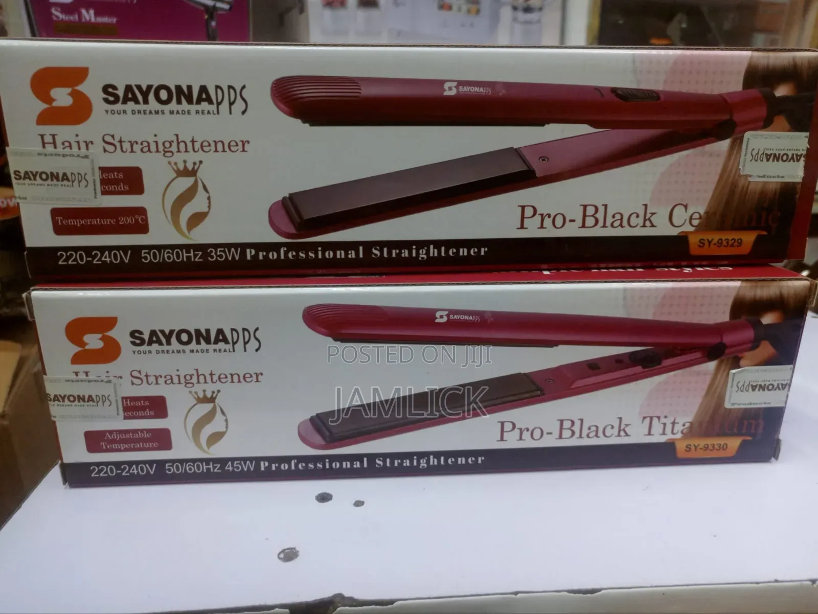 Sayona Professional Hair Straightener – Sy