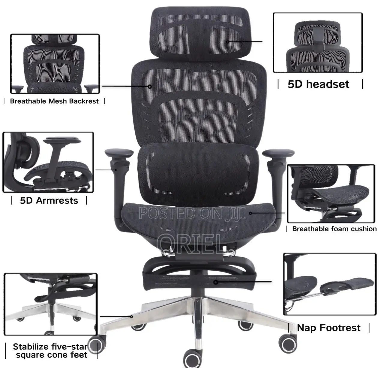 Office Chairs; Corporate Orthopedic Executive Office Armchair