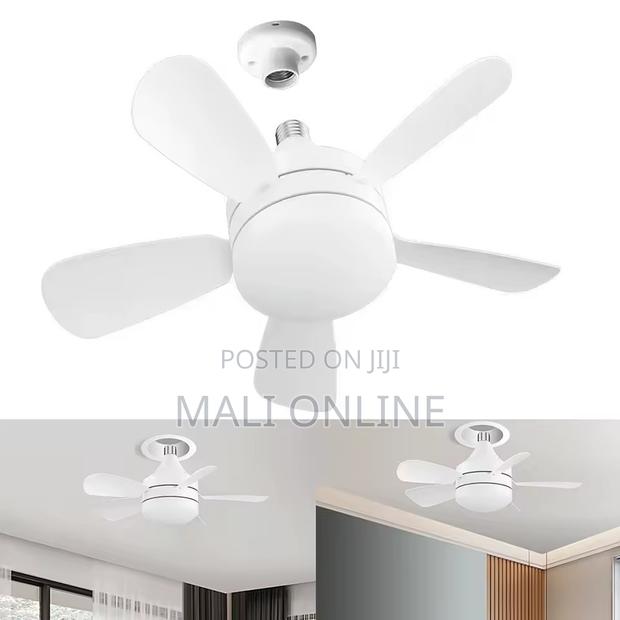 18 Inch Led Ceiling Fan Light E27 Socket Fan With Remote 3 Speed Motor - thumbnail 3