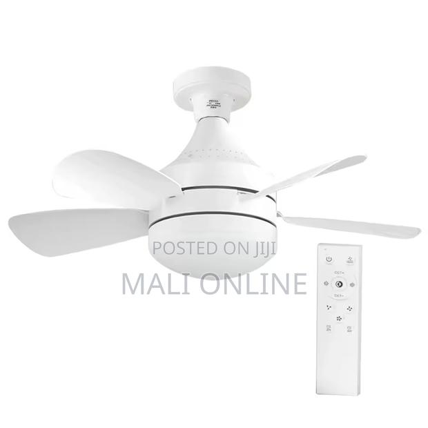 18 Inch Led Ceiling Fan Light E27 Socket Fan With Remote 3 Speed Motor - thumbnail 4