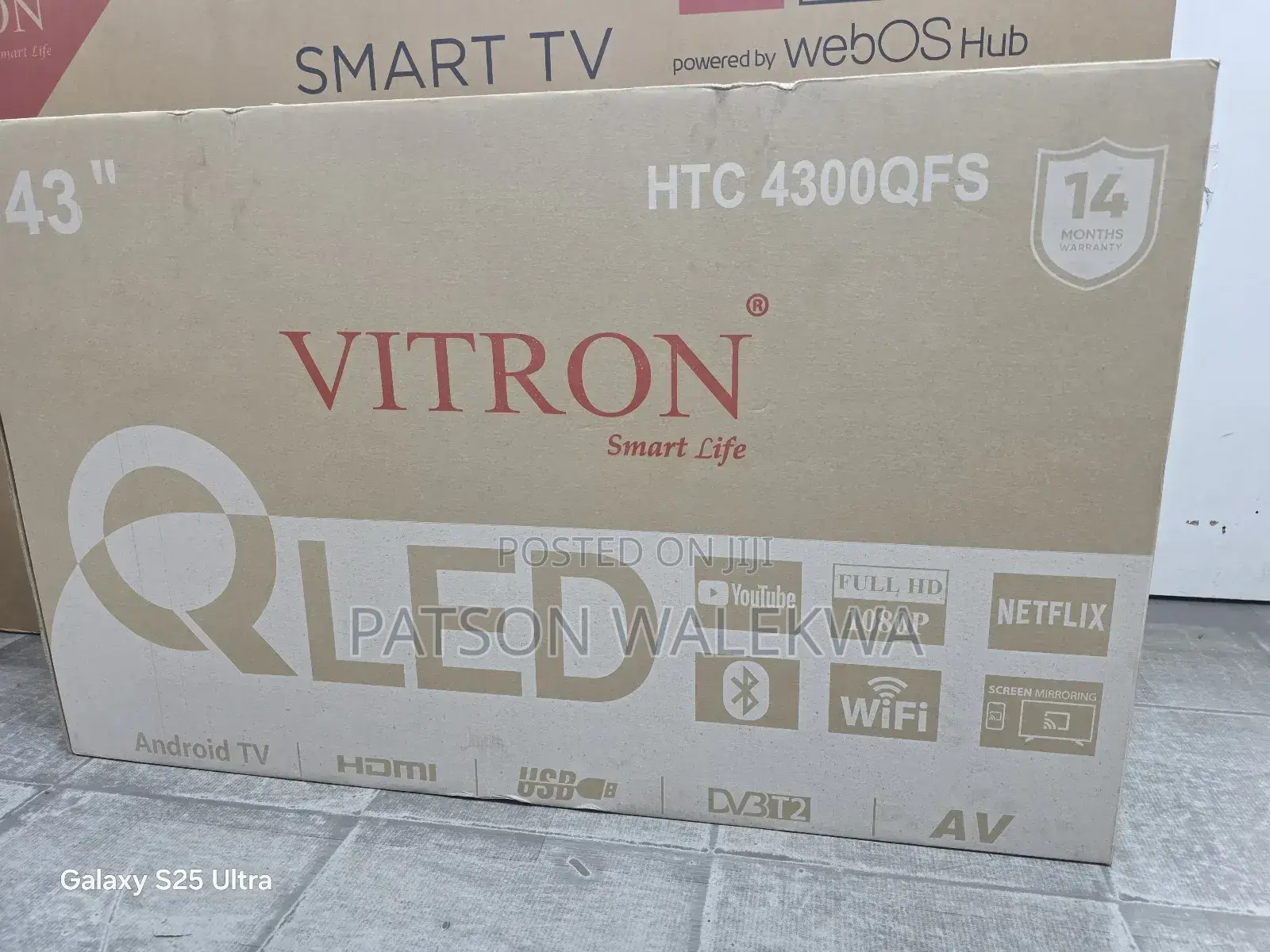 Vitron 43 Inch 4300qfs Smart Qled FHD Tv