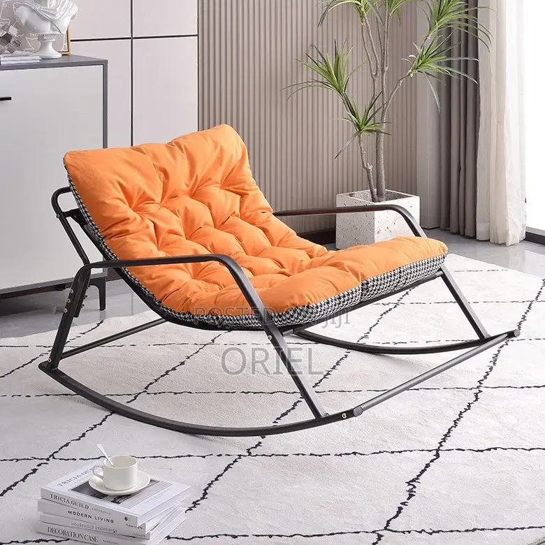 Rocking Chairs; Modern Resin Wicker Rocking Chair