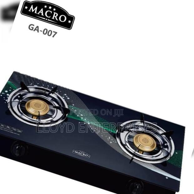 Macro Top Glass 2 Burner