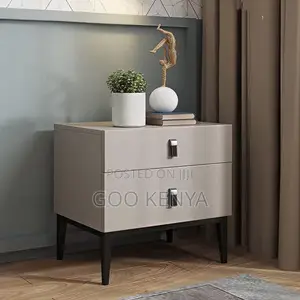 Home Cabinet; Functional Two-drawer Bedroom Stand