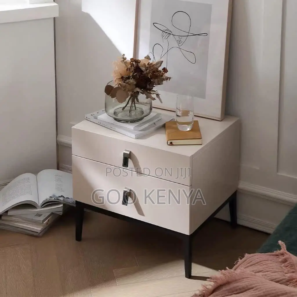 Home Cabinet; Functional Two-drawer Bedroom Stand