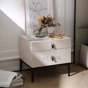 Home Cabinet; Functional Two-drawer Bedroom Stand