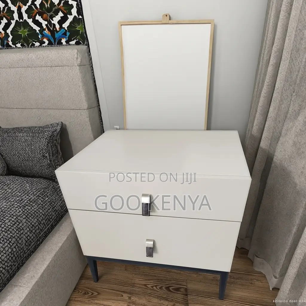 Home Cabinet; Functional Two-drawer Bedroom Stand