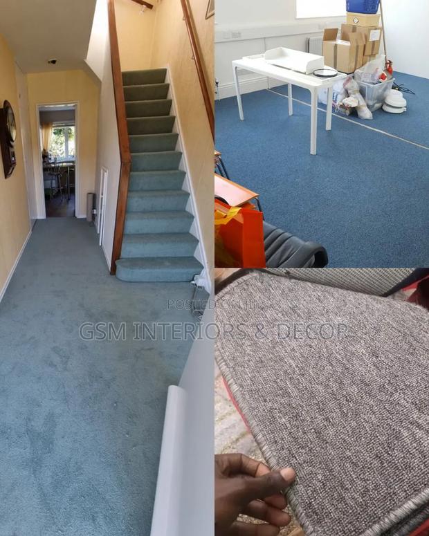 Wall to Wall Carpets in Crimy Grey Plain