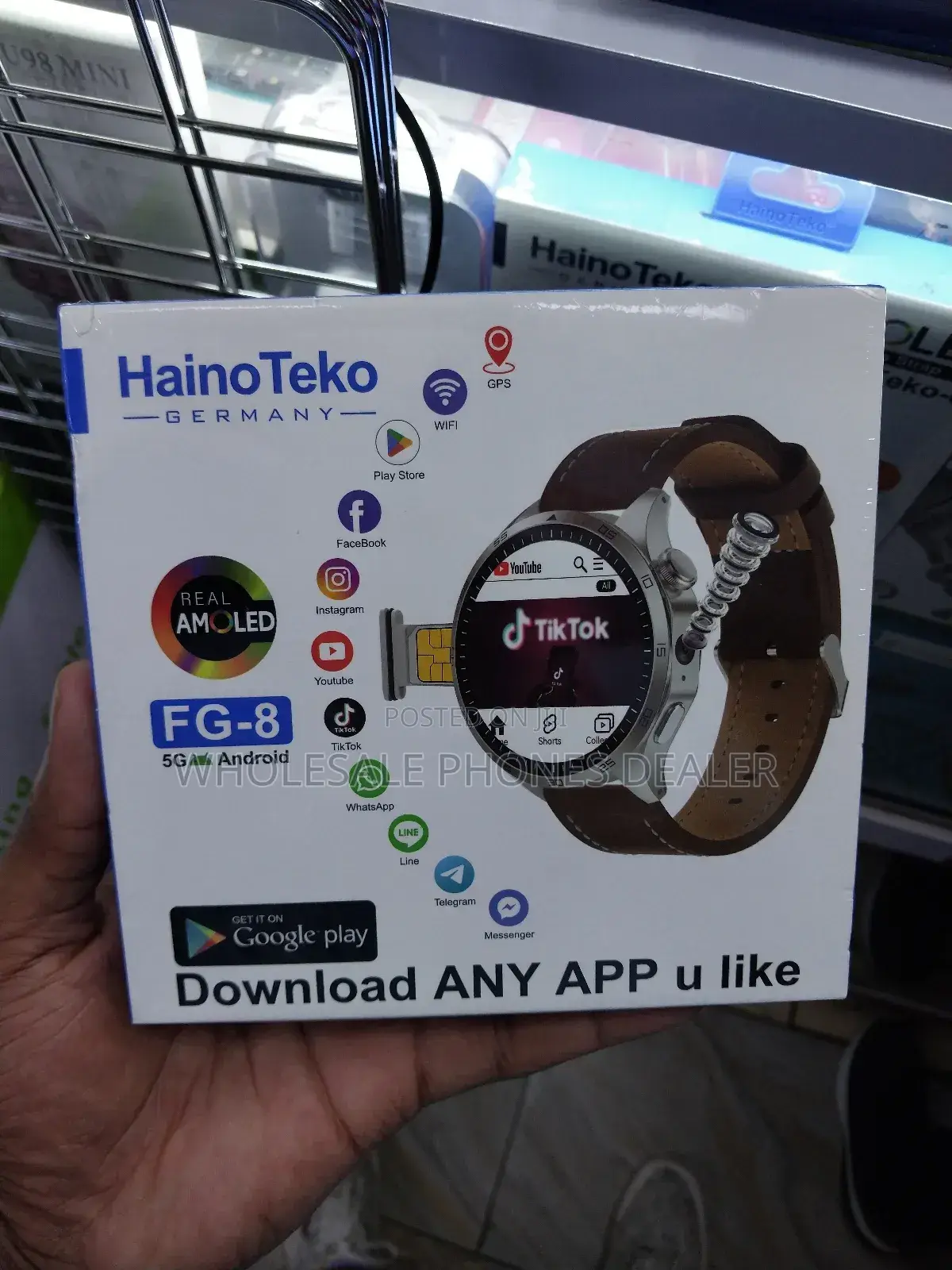 Hainoteko Fg-8 Android Smartwatch