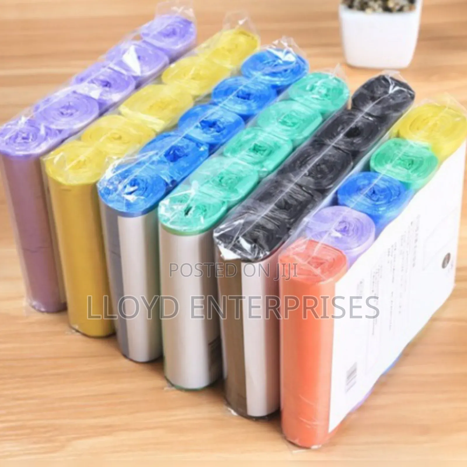 100pcs 45*50cm Colourful Trash Bags