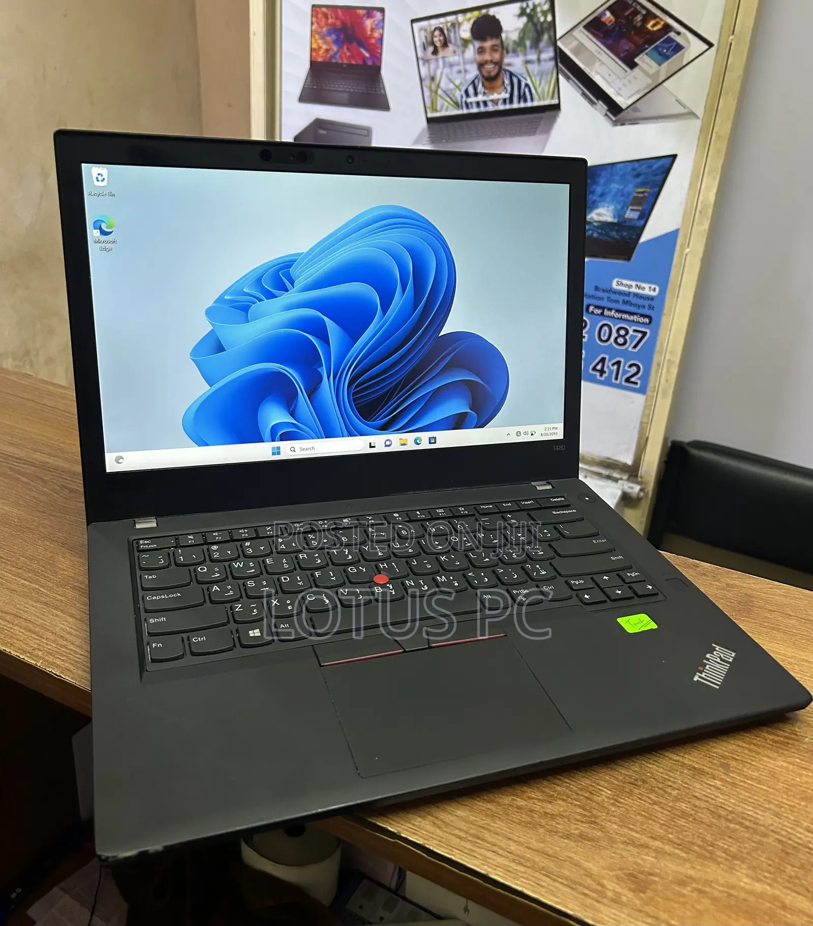 Laptop Lenovo ThinkPad T480 8GB Intel Core i7 SSD 256GB