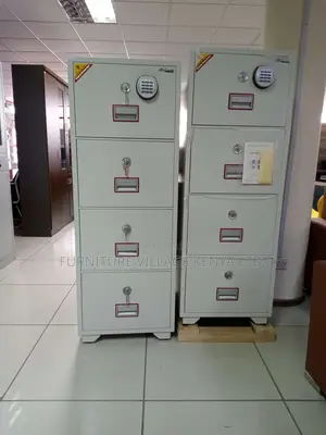 Office Cabinet; 4 Drawer Fireproof Safe Storage Cabinet