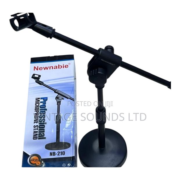 Newnabie Nb210 Heavy-Duty, Compact,Adjustable Boom Microphone Stand