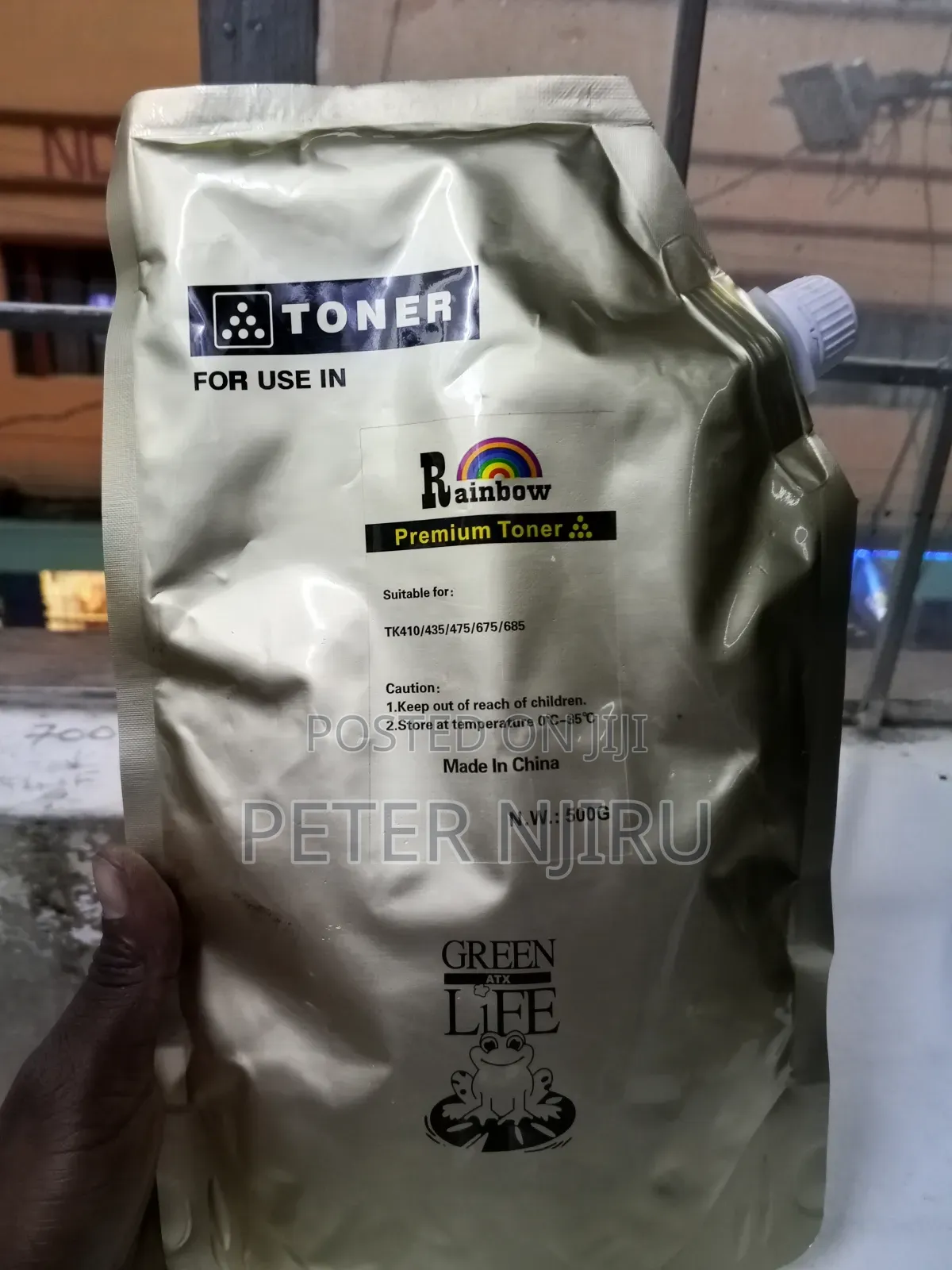Kyocera Tonner Refill Powder 500grams Black.