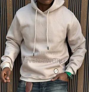 Beige And Cream White Hoodies