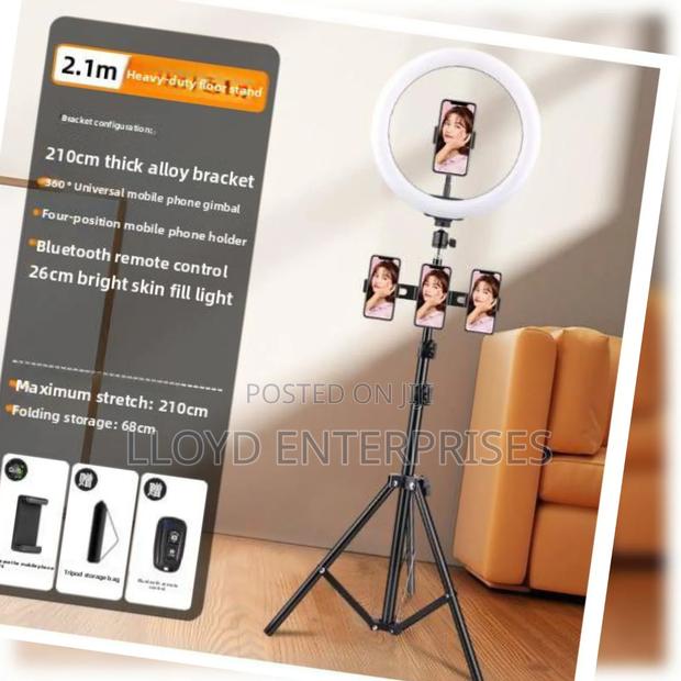 210cm Thick Alloy Bracket And 4 Camera Positions Stand - main view