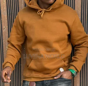 White And Mustard Hoodie
