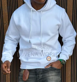 White And Mustard Hoodie