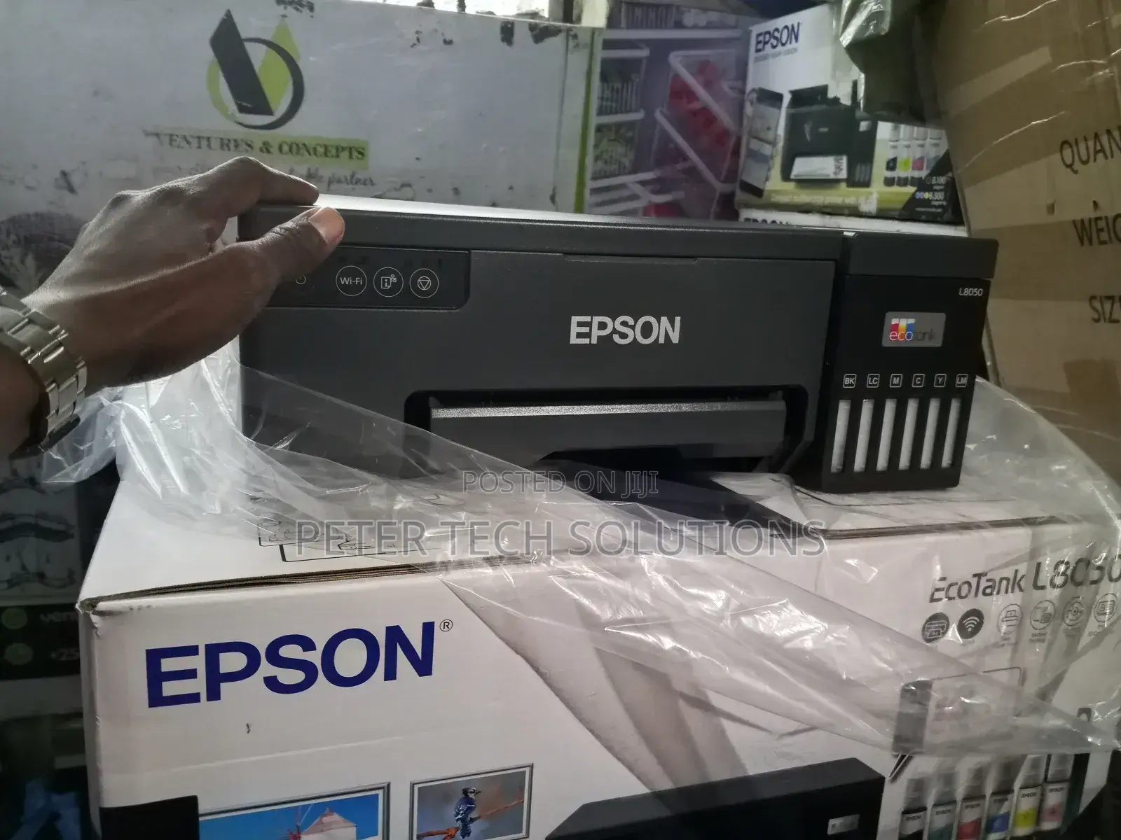 L8050 Epson Photo Printer for Printing Plastic Id Cards