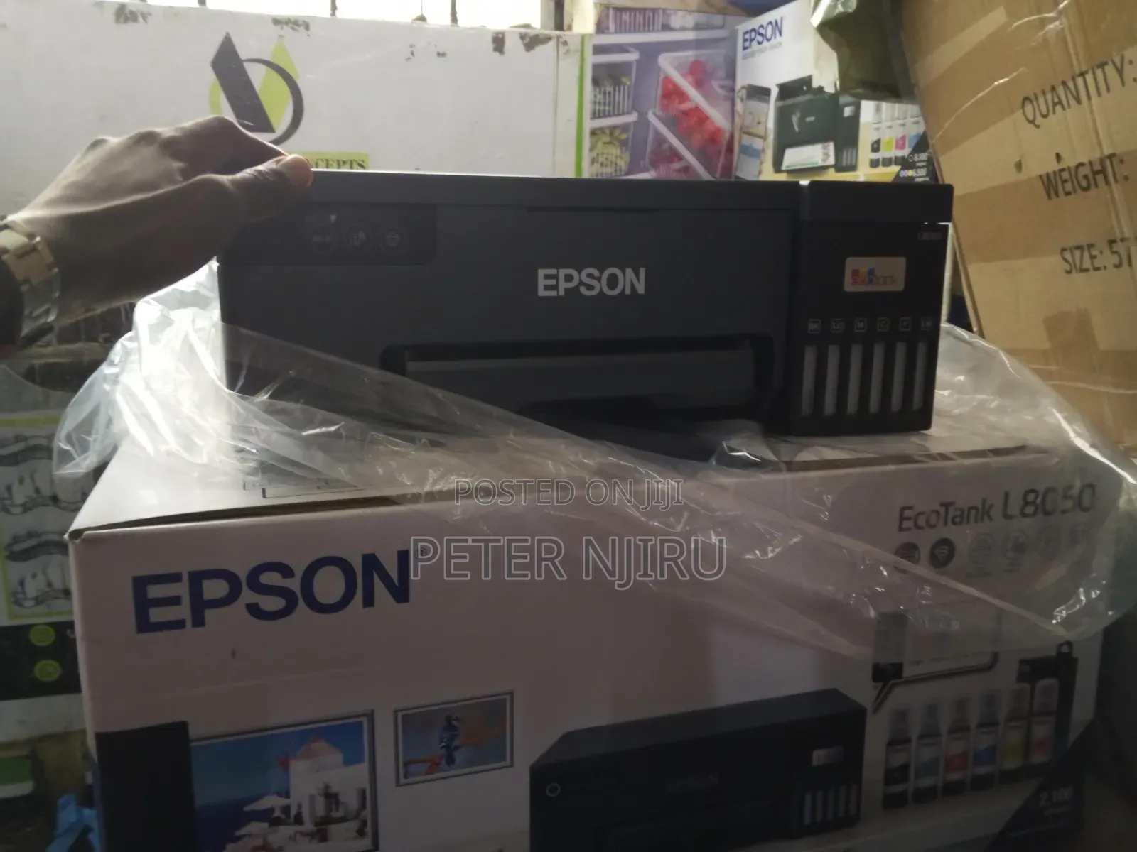 L8050 Epson Photo Printer for Printing Plastic Id Cards