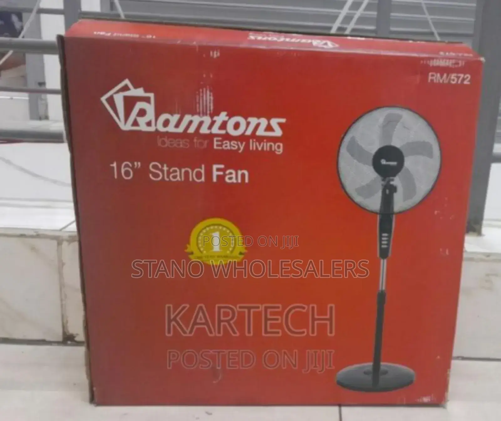Rm 572 Ramtons 16inch Stand Fan