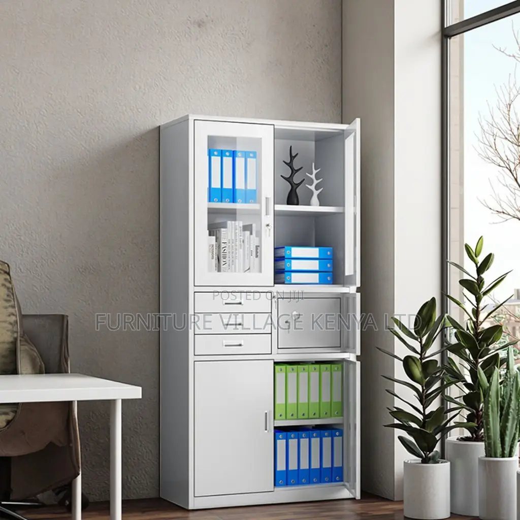 Office Cabinet; Heavy-duty Metallic Office Cabinet