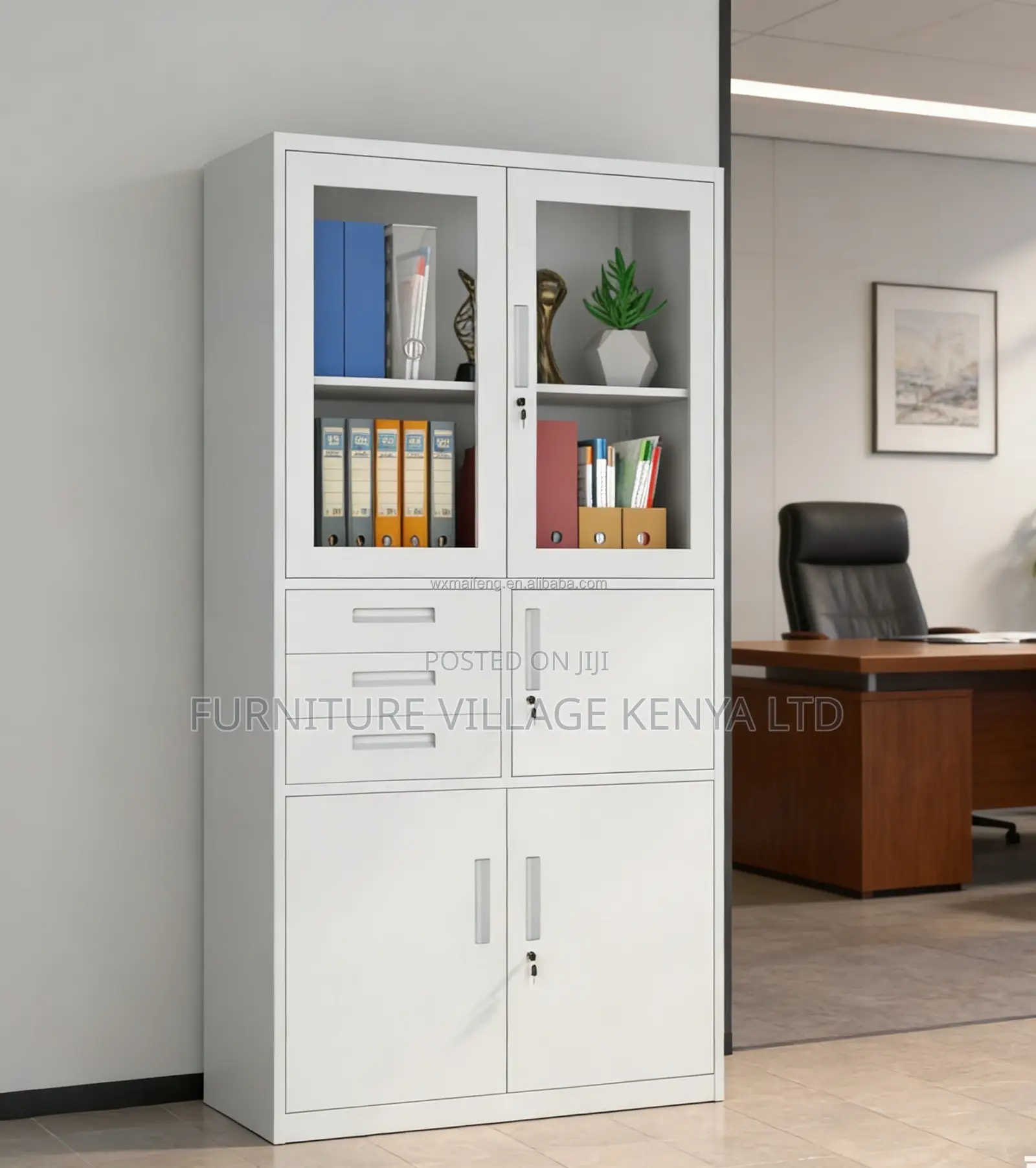 Office Cabinet; Heavy-duty Metallic Office Cabinet
