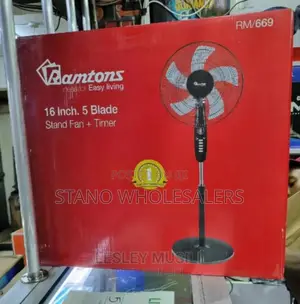 Assembled Ramtons 16inch Stand Fan. Assembled