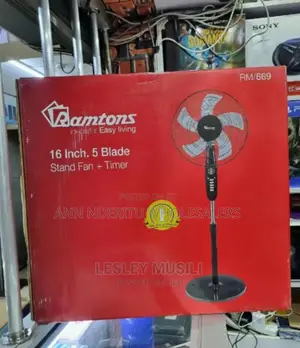 Model Rm669. Ramtons 16inch Stand Fan