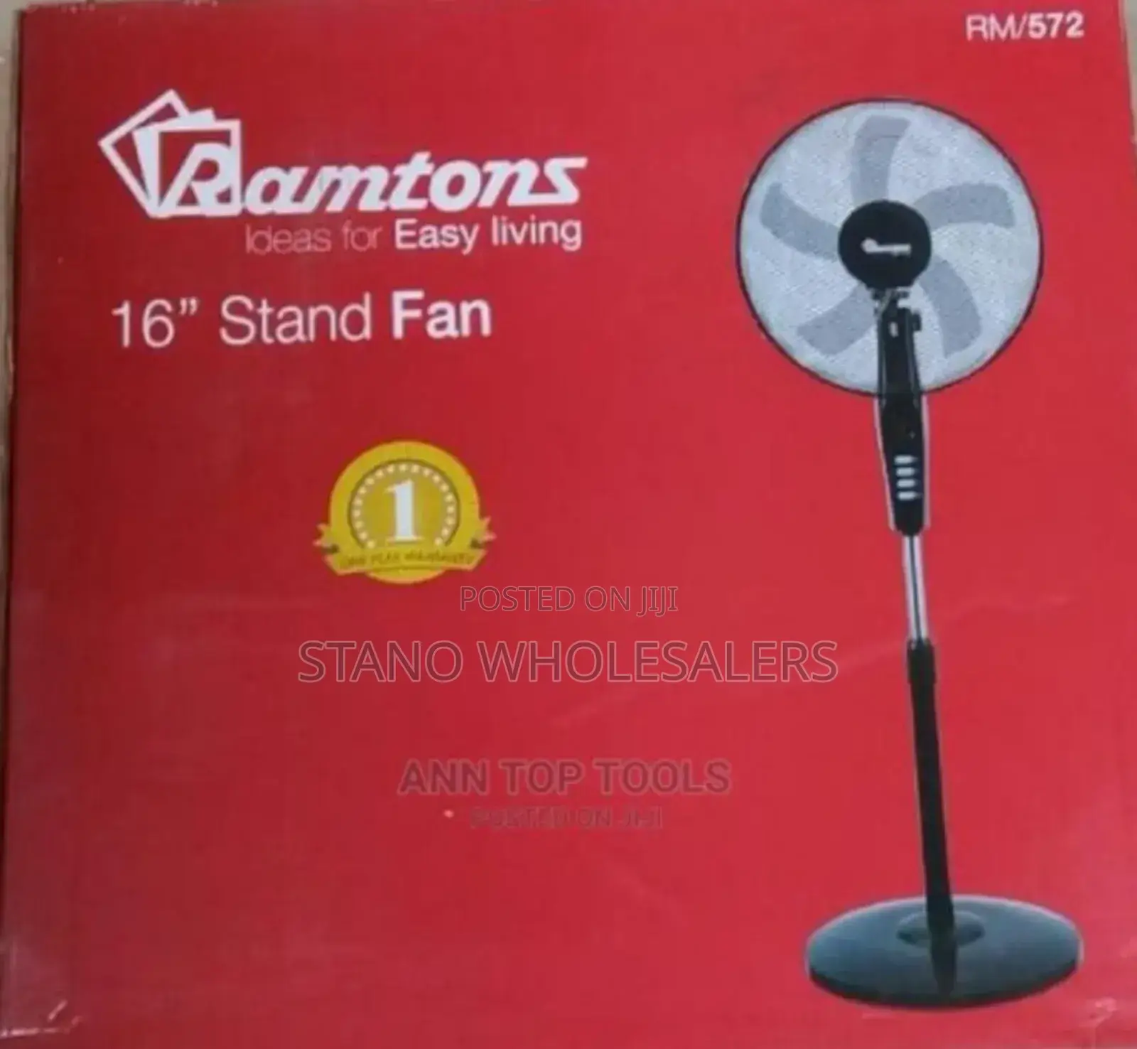 Most Affordable New Ramtons 16inch Stand Fan. Rhamtoms