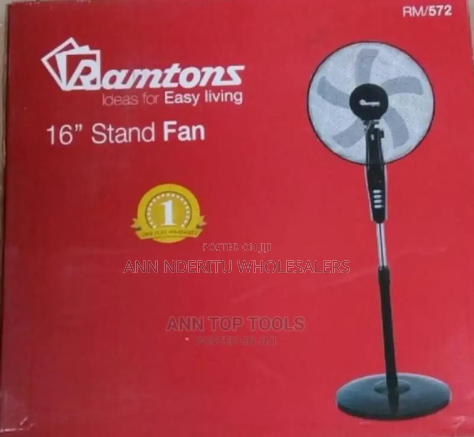 Most Affordable New Ramtons 16inch Stand Fan. Rhamtoms